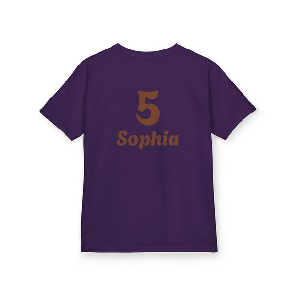 Personalized Kids Football Shirt, Youth Football Gameday Shirt Cute Girls Football Shirts Football Team Fan Kids T Shirt Custom Football Tee