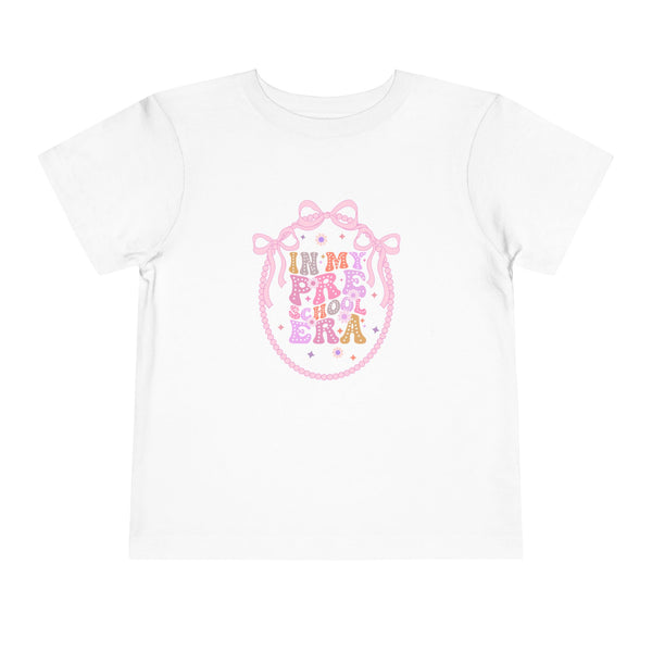 Back To School Coquette Bow Shirt, Toddler Pre School Era T-shirt First Day Tee Elementary Grade Shirt For Girl Retro School Shirt Pre K Tee
