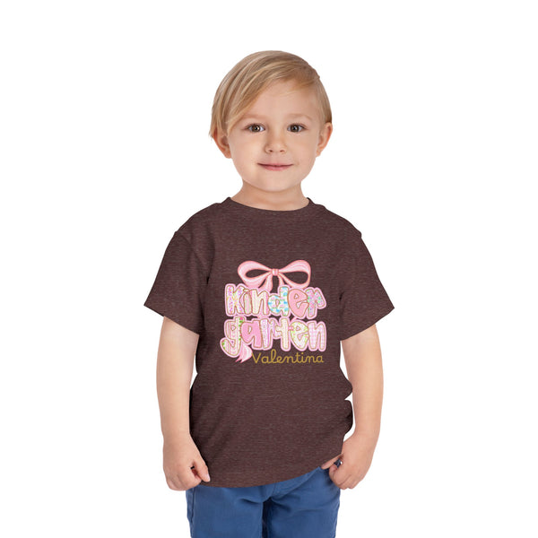 Personalized Back To School Girls Shirt, Custom Name Kids Shirt, Cute Kindergarten Shirt First Day Of School T-shirt Preppy Pre School Shirt