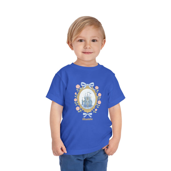 Coquette Bow Magical Castle Shirt, Toddler Castle T-shirt Retro Coquette Bow Shirt Princess Castle Bday Girl Tee Coquette Family Trip Shirt