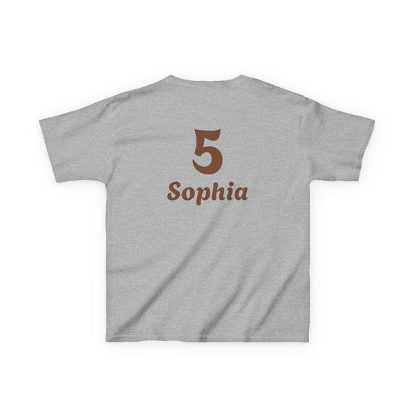 Personalized Kids Football Shirt, Youth Football Gameday Shirt Cute Girls Football Shirts Football Team Fan Kids T Shirt Custom Football Tee