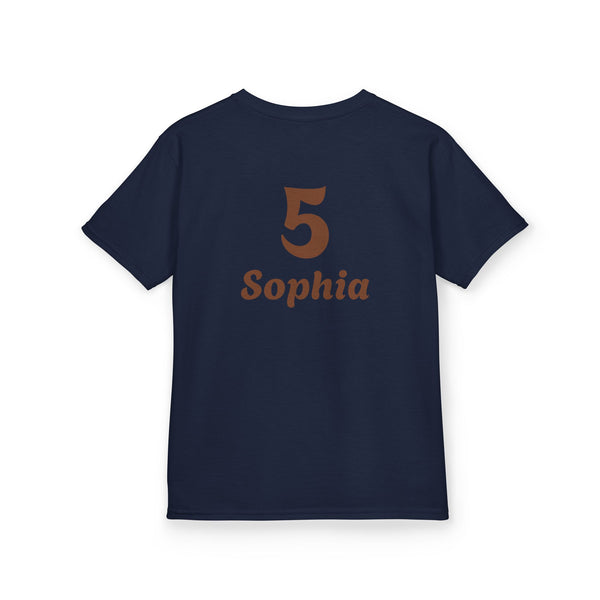 Personalized Kids Football Shirt, Youth Football Gameday Shirt Cute Girls Football Shirts Football Team Fan Kids T Shirt Custom Football Tee