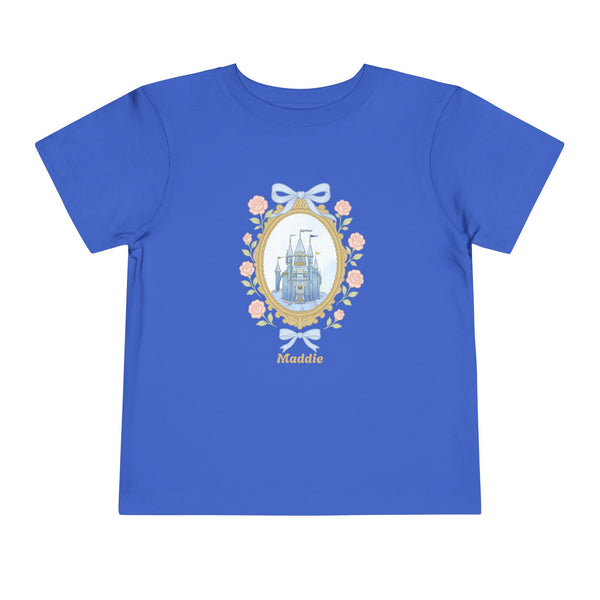 Coquette Bow Magical Castle Shirt, Toddler Castle T-shirt Retro Coquette Bow Shirt Princess Castle Bday Girl Tee Coquette Family Trip Shirt