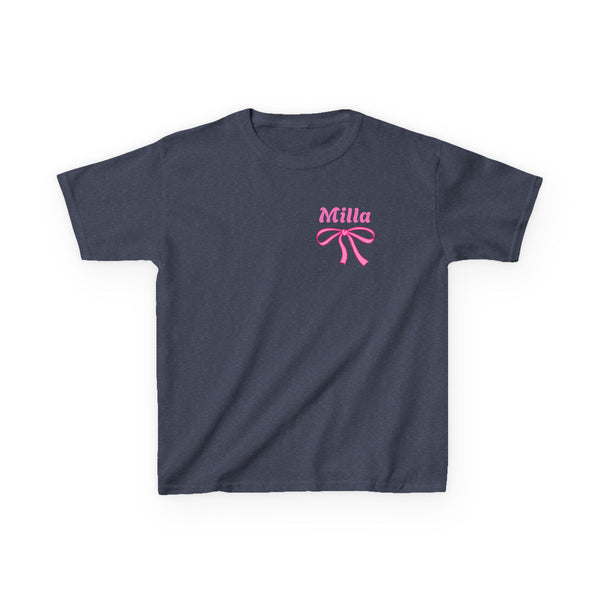Back to School Shirt Personalized First Grade TShirt Girls 1st Grade Shirt Girls Coquette Bow Tee First Day Of School Outfit Shirts For Girl