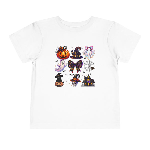 Kids Coquette Bow Wicked Shirt Halloween Girl Shirt Toddler Ghost Cat Shirt Pumpkin Patch Tee Cute Ghost Pumpkin Cat T Shirt Retro Ghost Tee