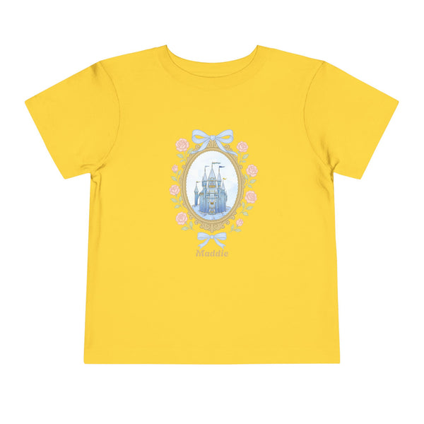 Coquette Bow Magical Castle Shirt, Toddler Castle T-shirt Retro Coquette Bow Shirt Princess Castle Bday Girl Tee Coquette Family Trip Shirt
