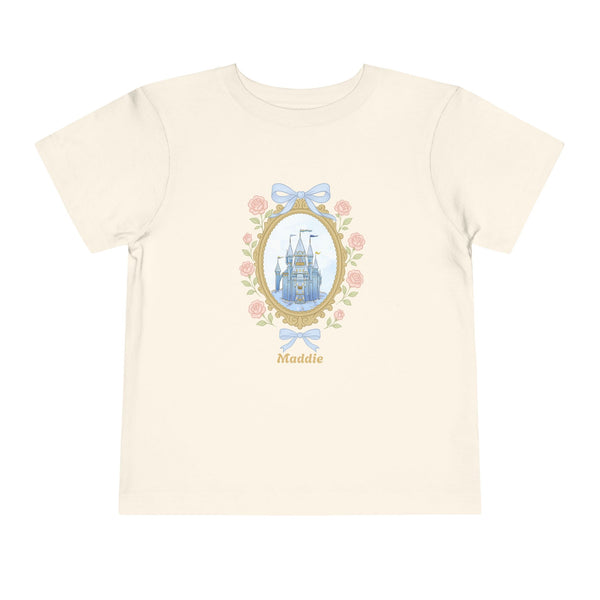 Coquette Bow Magical Castle Shirt, Toddler Castle T-shirt Retro Coquette Bow Shirt Princess Castle Bday Girl Tee Coquette Family Trip Shirt