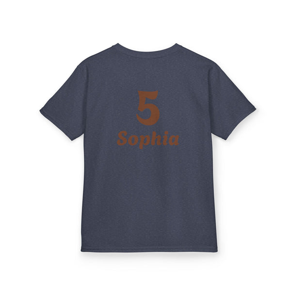 Personalized Kids Football Shirt, Youth Football Gameday Shirt Cute Girls Football Shirts Football Team Fan Kids T Shirt Custom Football Tee