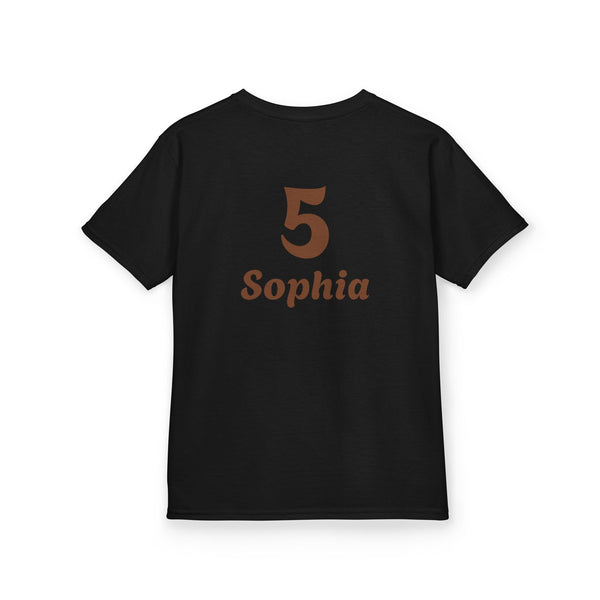 Personalized Kids Football Shirt, Youth Football Gameday Shirt Cute Girls Football Shirts Football Team Fan Kids T Shirt Custom Football Tee