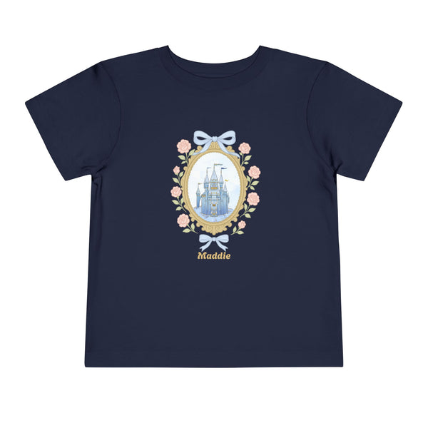 Coquette Bow Magical Castle Shirt, Toddler Castle T-shirt Retro Coquette Bow Shirt Princess Castle Bday Girl Tee Coquette Family Trip Shirt