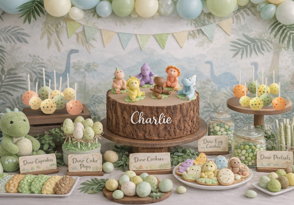 Dinosaur Cake Topper and Centerpiece Decorations Dinosaur Birthday Cake Figurines Set 6 Pcs