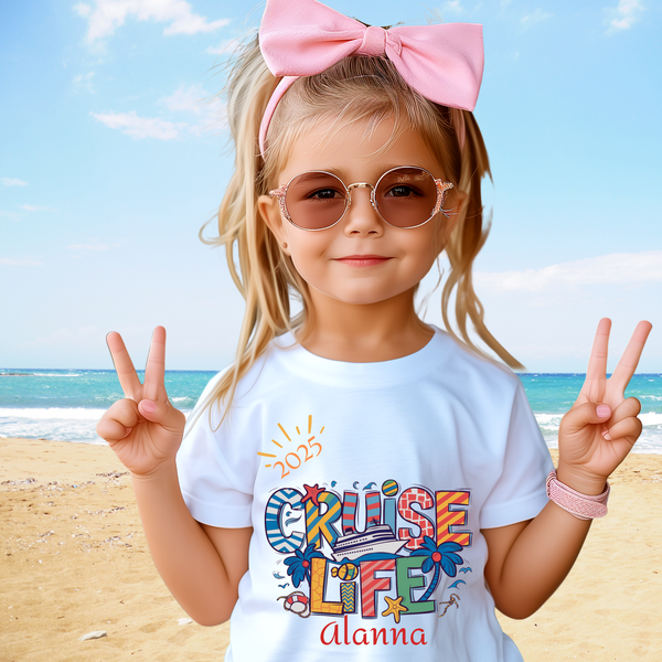 Toddler Cruise Shirt, Kids Beach Vacation Tee, Unisex Toddler Tee, Cute Children's T-Shirt, Summer Kids Apparel
