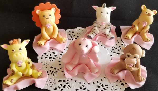 Monkey Cake Topper, Jungle Cake Decoration, Baby Monkey, Jungle Monkey Birthday Decoration - C T B
