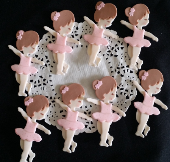 Ballerina Cake Toppers Ballerina Birthday Theme Pink Ballerina Centerpiece Decorations