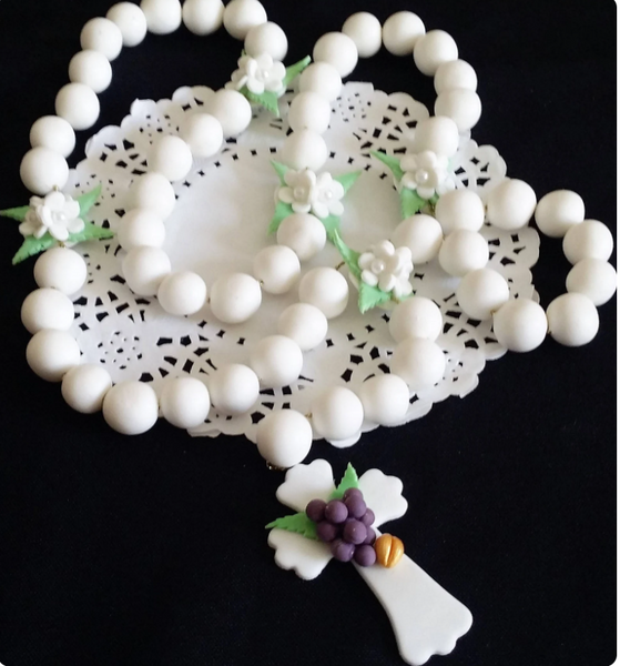 First Communion Cake Topper, Bible white and Gold, Confirmation Decorations, Twin First Communion, Baptism Cake Decoration, Bible Cake Topper - C T B