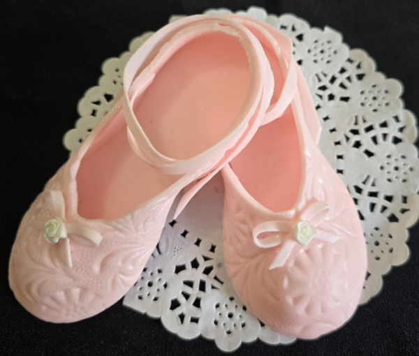 Ballerina Cake Topper in light Pink or Candy Pink for Baby Showers, Ballet events and Birthday Decoration