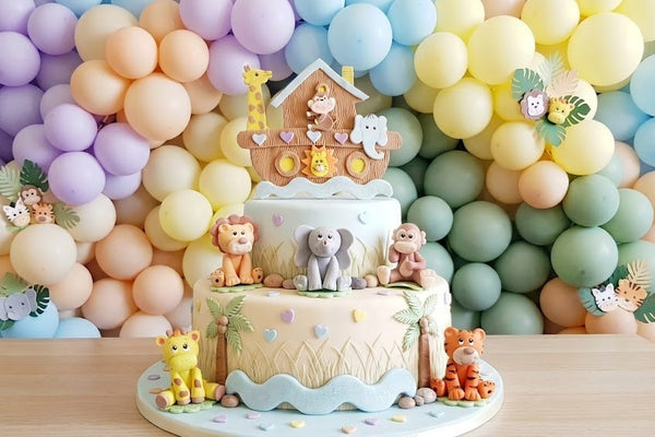 Safari Jungle Animal Cake Topper set for Centerpieces and Cake Decorations