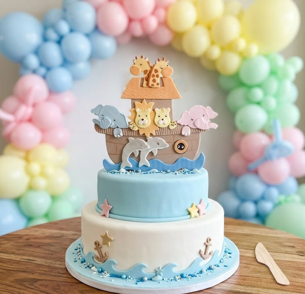 Noah's Ark Cake Decoration Pick Birthday and Baby Shower Centerpiece Topper
