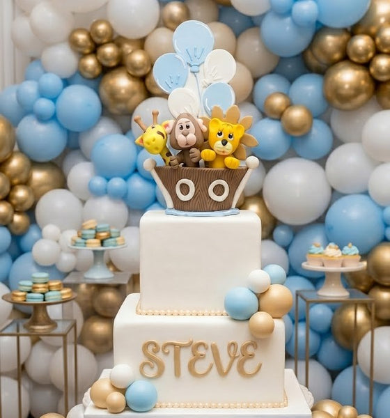 Noah's Ark Cake Toppers Noah's Ark Baby Shower Favors Noah's Ark with Giraffe Lion Monkey Lamb