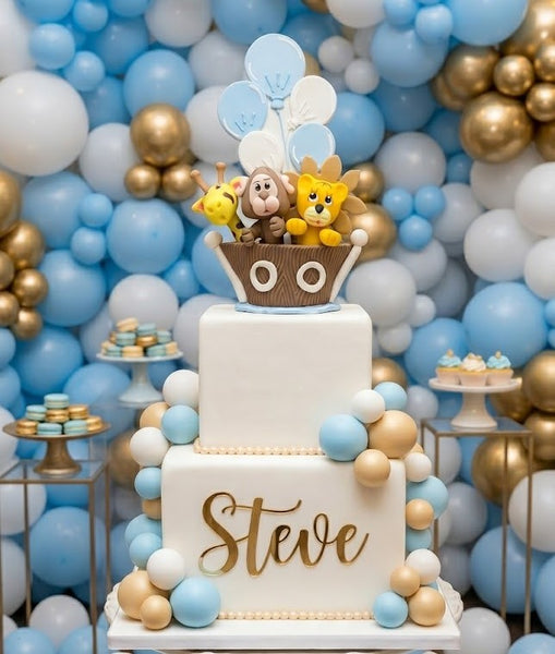 Noah's Ark Cake Toppers Noah's Ark Baby Shower Favors Noah's Ark with Giraffe Lion Monkey Lamb