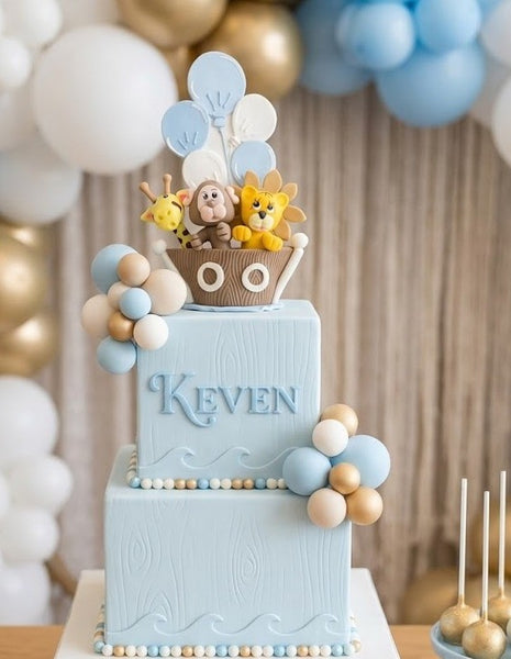 Noah's Ark Cake Toppers Noah's Ark Baby Shower Favors Noah's Ark with Giraffe Lion Monkey Lamb