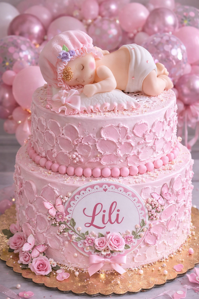 Baby Shower Cake Decorations Girl or Boy Baby Shower Cake Topper Twin Babies - C T B