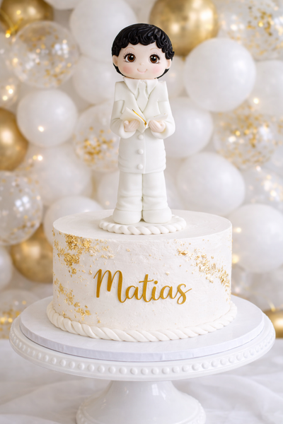 First Communion Child Cake Topper, Baptism Cake Topper, Communion Girl  Rosary, Boy Communion Favor, Baptism Favor, Baptism Cake Decoration - C T B