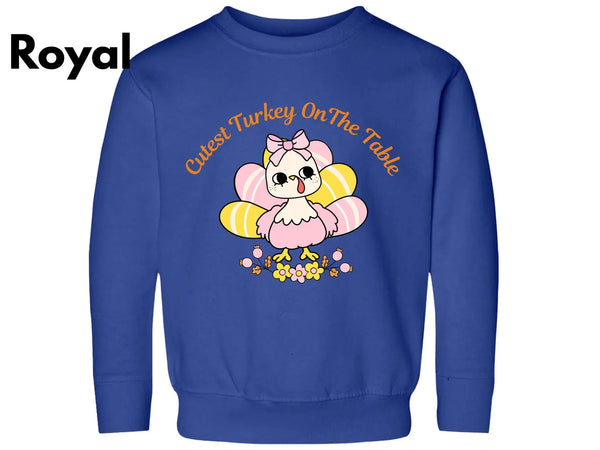 Thanksgiving Turkey Toddler Sweatshirt, Gobble Kids Sweatshirt, Thanksgiving Sweatshirt, Cutest Turkey Sweatshirt, Thanksgiving Cute Sweater