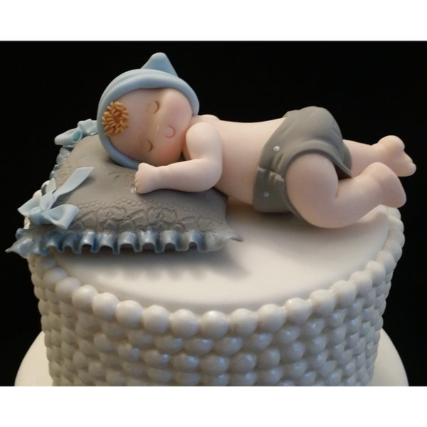 Baby Girl Cake Decoration Slepping Baby Cake Decoration Twins Babies for Cakes - Cake Toppers Boutique