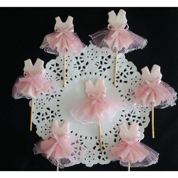 Ballet Birthday Decoration Ballet Cupcake Toppers Decoration Tutus For Cupcakes 12pcs - Cake Toppers Boutique