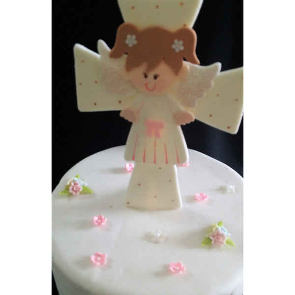 Angel Cake Decoration First Communion and Baptism Cake Toppers for Girl or Boy - Cake Toppers Boutique