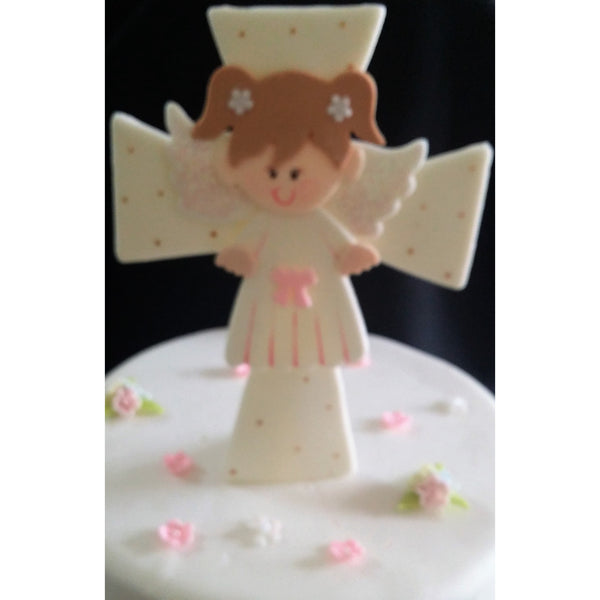 Angel Cake Decoration First Communion and Baptism Cake Toppers for Girl or Boy - Cake Toppers Boutique