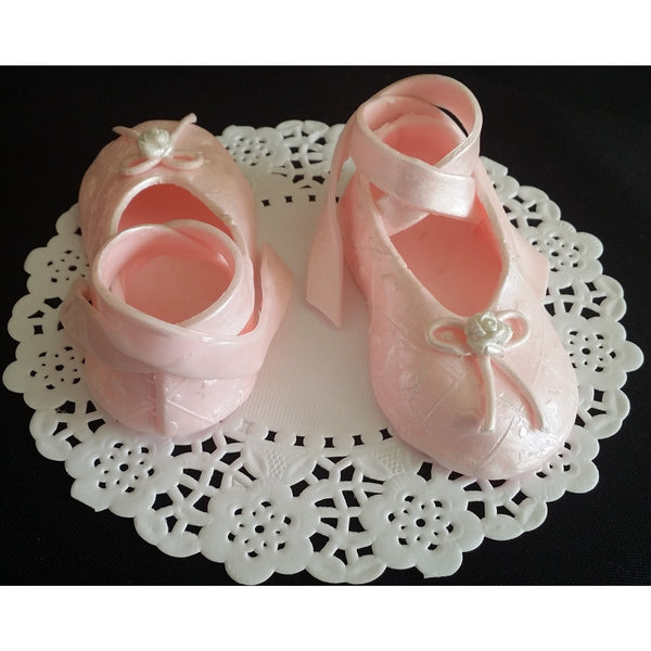 Ballerina Shoes Cake Topper Ballerina Party Decorations Ballet Cake Topper Girl Birthday Cake - Cake Toppers Boutique