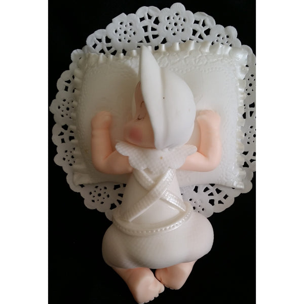 Slepping Baby Baptism Cake Topper Boy Girl Christening Cake Decoration - Cake Toppers Boutique