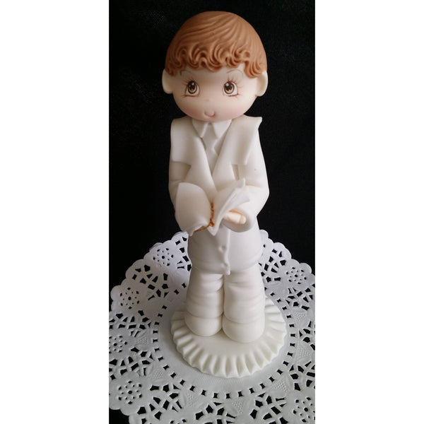 Praying First Communion Girl or Boy Holly Communion Cake Decoration - Cake Toppers Boutique