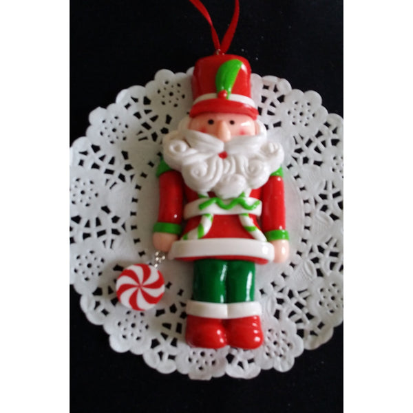 Santa's Christmas Ornaments, Christmas Tree Decorations, Santa Claus Tree Ormament - Cake Toppers Boutique