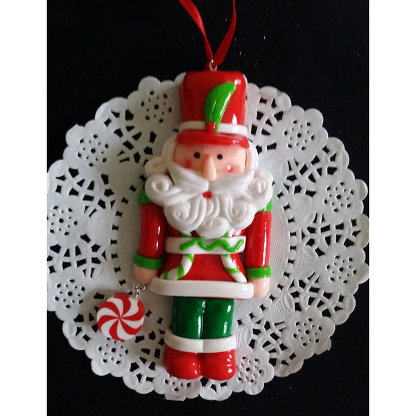 Santa's Christmas Ornaments, Christmas Tree Decorations, Santa Claus Tree Ormament - Cake Toppers Boutique