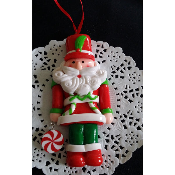 Santa's Christmas Ornaments, Christmas Tree Decorations, Santa Claus Tree Ormament - Cake Toppers Boutique