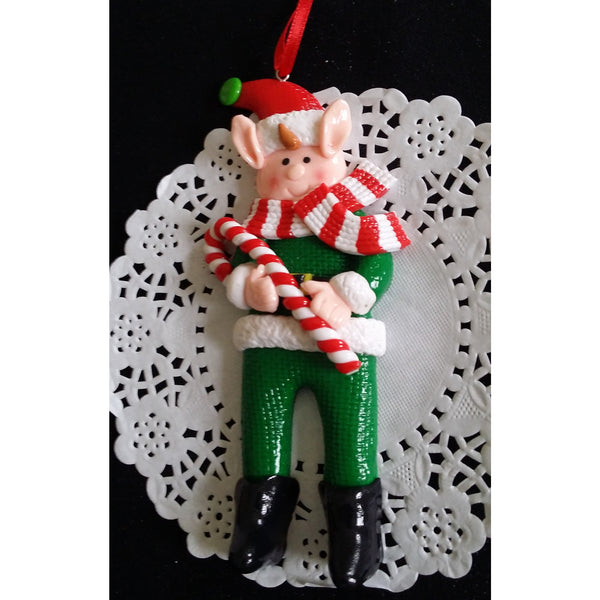 Elf Christmas Ornaments, Elf Christmas Tree Decorations, Red Christmas Ormament - Cake Toppers Boutique