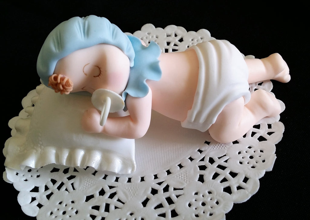 Baby Girl or Boy Cake Toppers Twin Babies Cake Decoration Baby Shower Decorations - Cake Toppers Boutique
