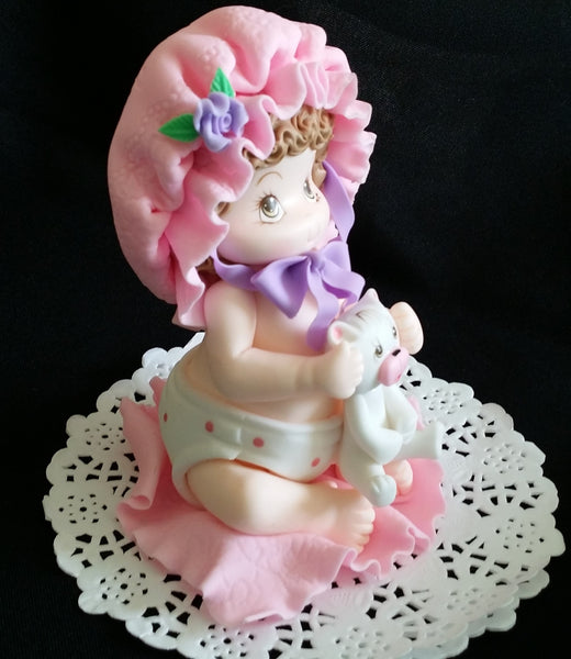 Twins Baby Shower Baby Girl or Boy Cake Topper Baby Shower Keepsake - Cake Toppers Boutique