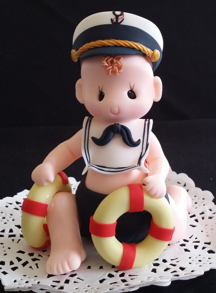 Nautical Birthday Decorations Sailor Cake Topper Nautical First Birthday - Cake Toppers Boutique