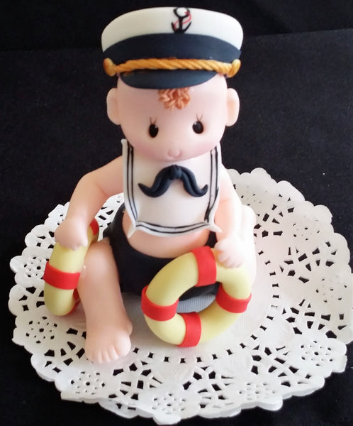 Nautical Birthday Decorations Sailor Cake Topper Nautical First Birthday - Cake Toppers Boutique
