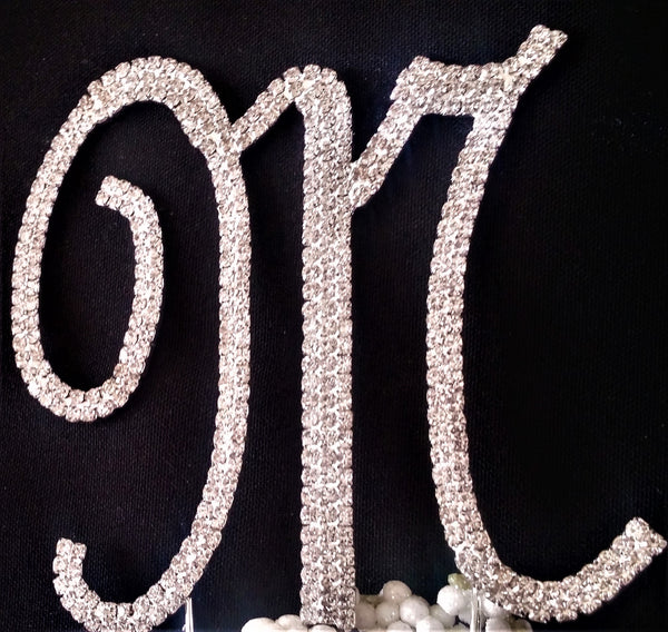 Letter Cake Topper, Wedding Cake Monogram, Wedding Cake Topper, Birthday Cake Topper - Cake Toppers Boutique