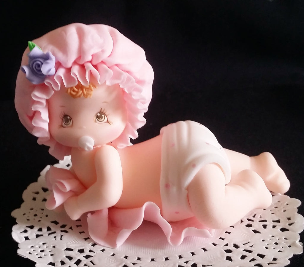 Baby Shower Cake Topper, Girl Baby Shower Decoration, Twins Baby Shower Cake Topper - Cake Toppers Boutique