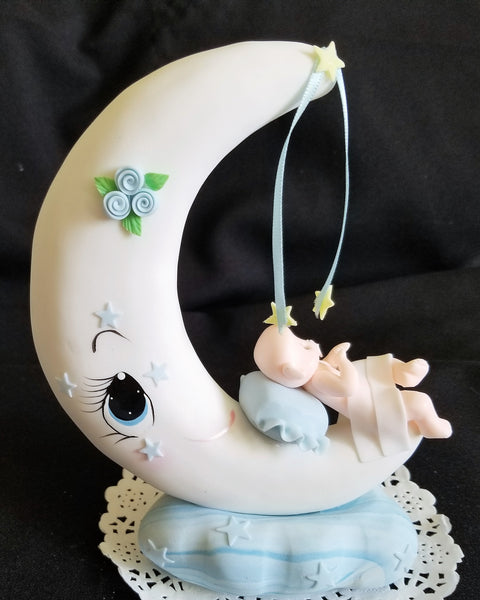 Twinkle Twinkle Little Star Moon Cake Topper Birthday Party Supplies - Cake Toppers Boutique