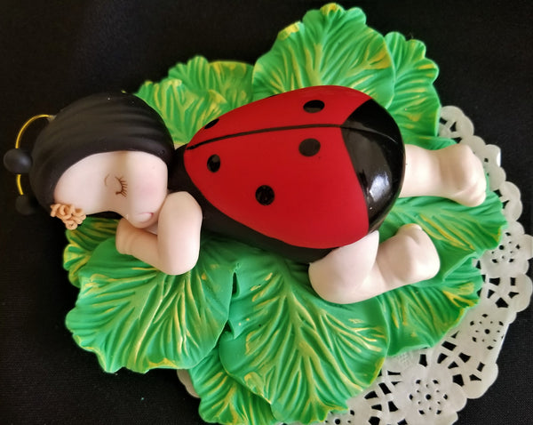 Red Lady Bug Cake Topper Lady Bug Decoration for Birthday & Baby Showers - Cake Toppers Boutique