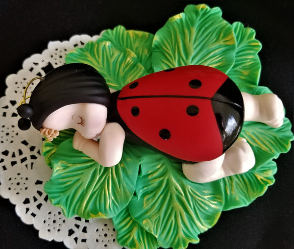 Lady Bug Birthday Cake Decorations, Lady Bug Baby Shower, Lady Bug Party Decor - Cake Toppers Boutique