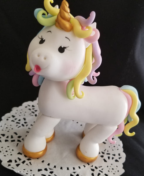 Unicorn Cake Topper, Unicorn Cake Decorations, Unicorn Party Decoration, Birthday Cake Topper - Cake Toppers Boutique