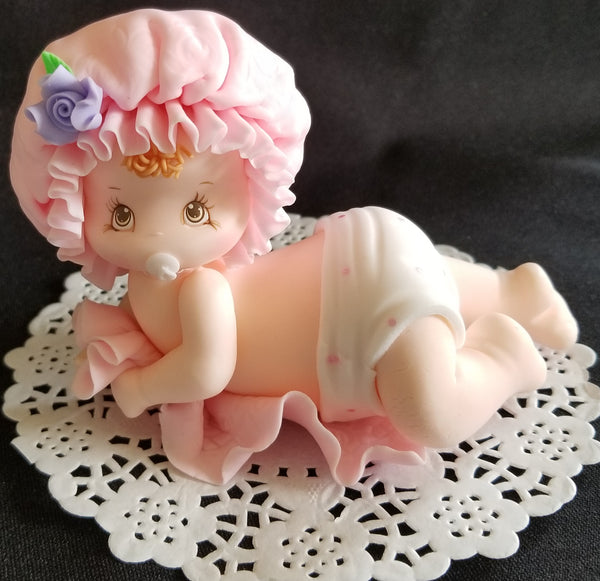 Baby Cake Topper Twins Baby Shower Cake Decoration Slepping Babies Cake Decoration - Cake Toppers Boutique